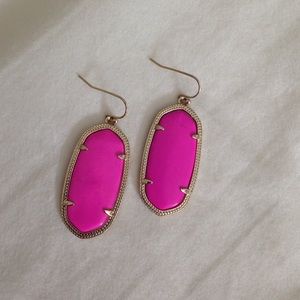 Kendra Scott Hot Pink Earrings