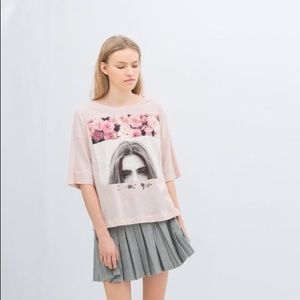 🚫SOLD 🚫ZARA PRINTED T SHIRT