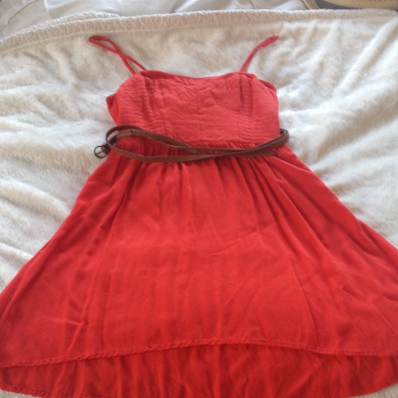 Hi low cotton dress