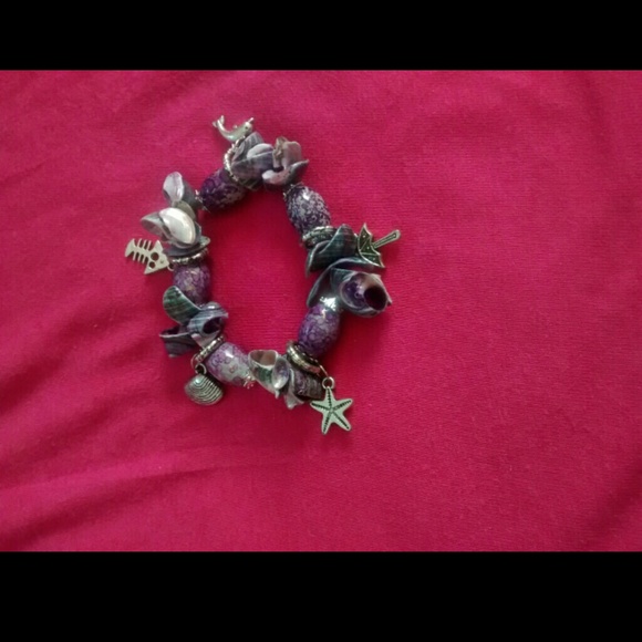 Pretty lavender summer bracelet