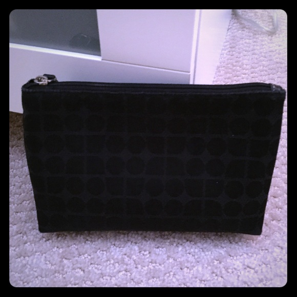 Kate spade black cosmetic case