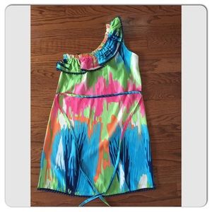 One shoulder dress size small