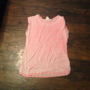 Pink burnout material shirt