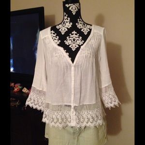 White Lace Top