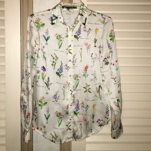 Zara Tops - Super rare Zara botanic herb flower top blouse Zara Tops - Super rare Zara botanic herb flower top blouse