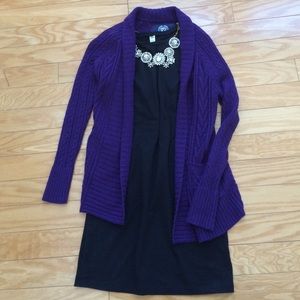 Purple Oversized Sweater