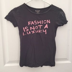 "Fashion is Not a Luxury" Shirt