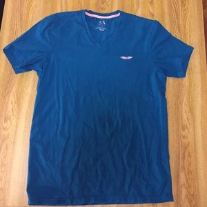 Men's Armani exchange blue Tshirt