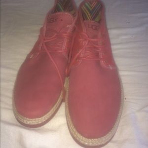 Men's size 12 red UGG shoes