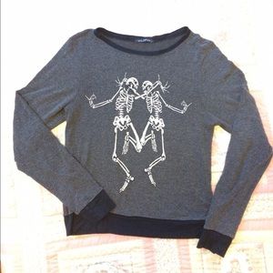 @fancydragon Wildfox Dancing skeletons jumper