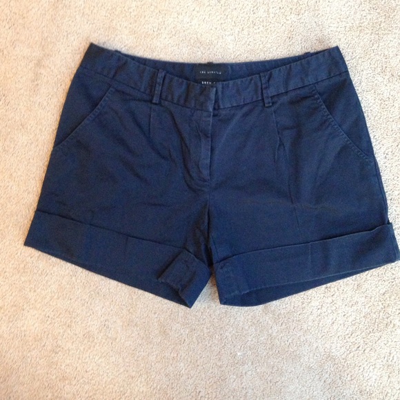 Dark khaki feel shorts from The Limited
