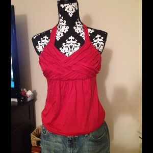 Red Halter Top