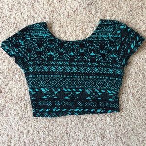 Aztec halfie top