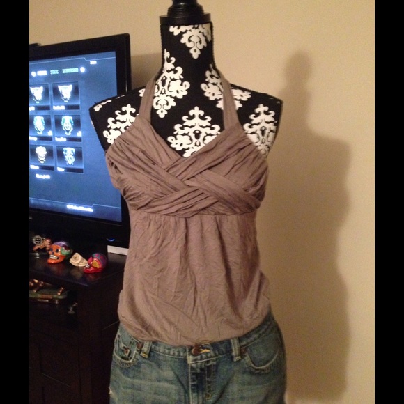 Dark Tan Halter Top