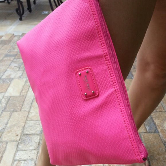 Hot pink Large clutch Nine West