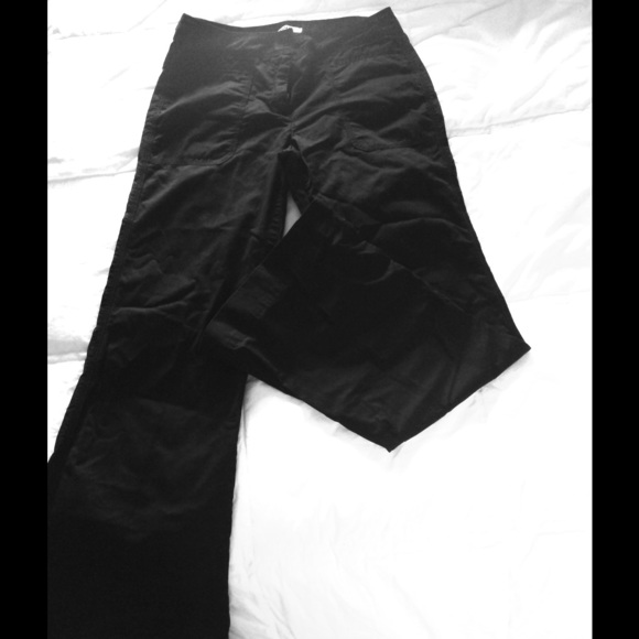 DKNY Wide leg black pants
