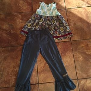 Matilda Jane tunic and pants youth girl
