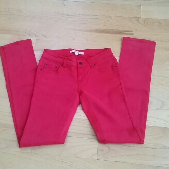 NWOT Forever 21 Red Skinnies