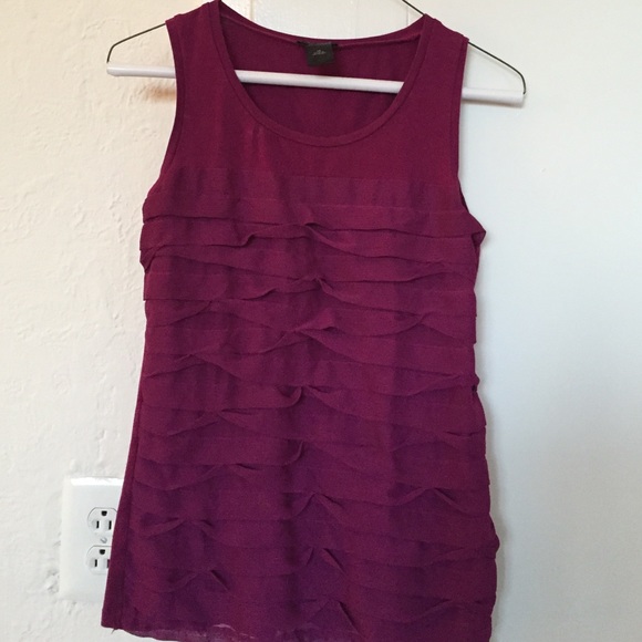 Ann Taylor Purple Top XS