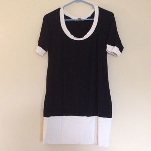 XXI Black and White Tunic Dress
