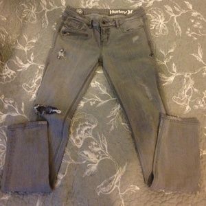 Grey skinny jeans