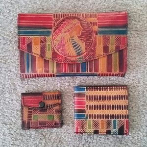 Authentic African Wallet Set