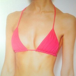 Mikoh Swimwear Kailua Banded Triangle Top.  NWT