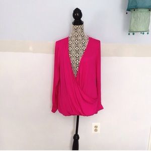 front drape blouse