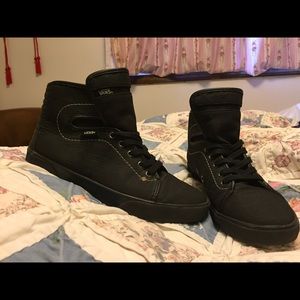 Black high top vans
