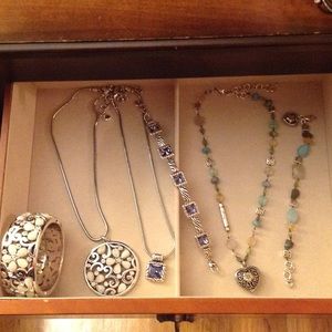 Bundle of 3 Brighton necklaces w/bracelets