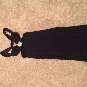 Floor length cut out dress from Cache