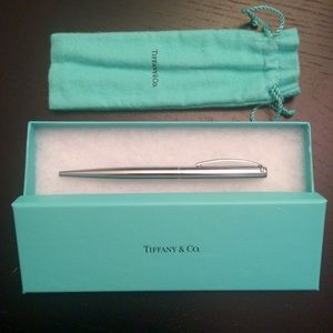 💟 Sold! 💟 Tiffany & Co. Chrome Ballpoint Pen