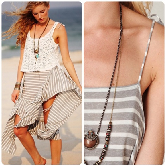 🌙SOLD⚡️ Free People Babe Blanket Dress - Picture 2 of 3