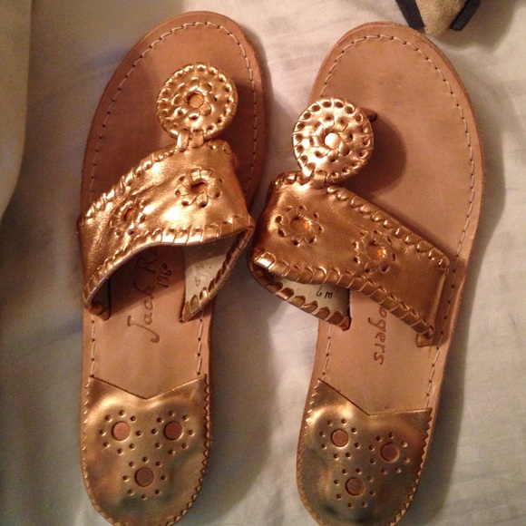 Jack Rogers copper/bronze size 6