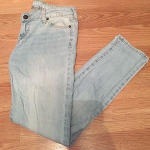 Light blue skinny jeans
