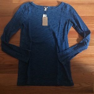 J.Crew Indigo Dye Longsleeve Tee