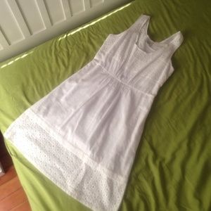 Madewell white linen dress