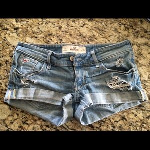 Hollister denim shorts