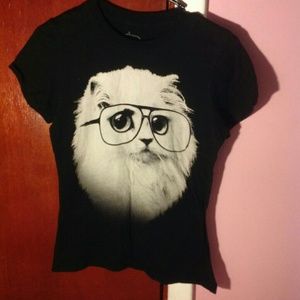 Glasses Cat Shirt