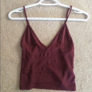 Brandy Melville burgundy tank top