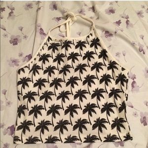 Brandy Melville palm tree top