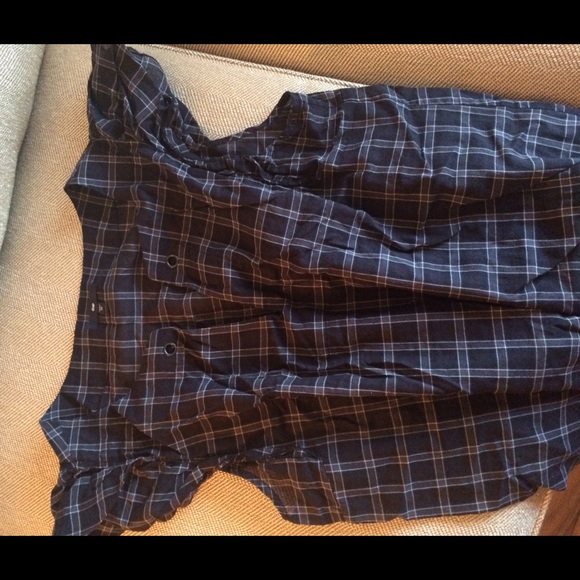 Casual Gap navy stripe shirt