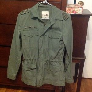 Green army jacket