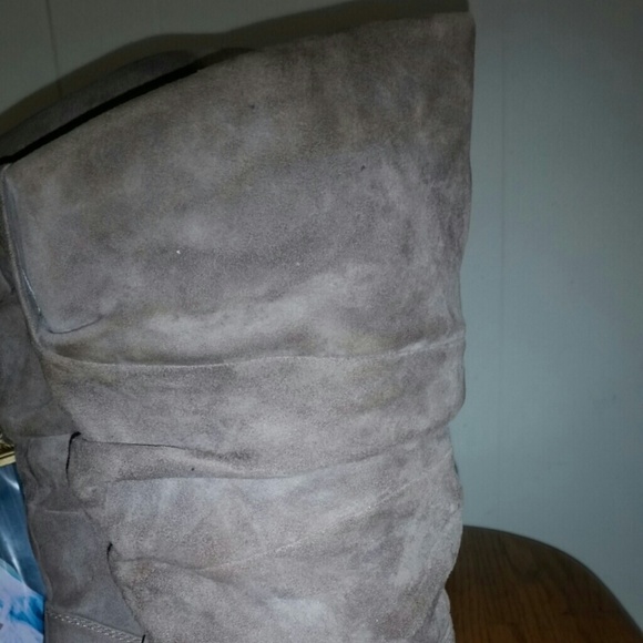 Dark Tan Tall Slouch Boots - Picture 4 of 4