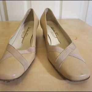 salvotore Ferragamo shoes bundled with Aldo hat