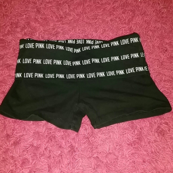 Vs pink yoga shorts