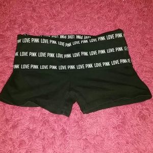 Vs pink yoga shorts