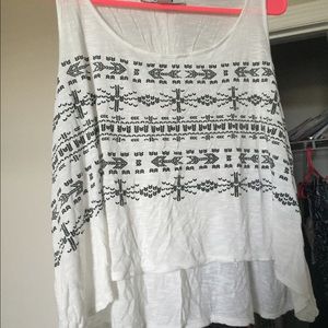High low tank top