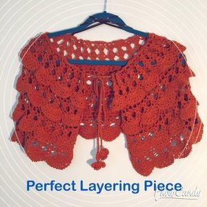 Forever 21 Crochet Shrug