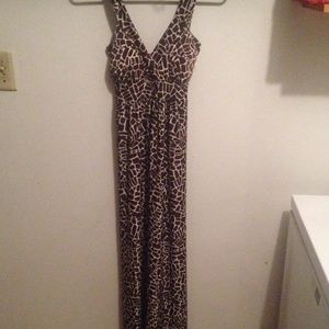 Exotic design maxi dress